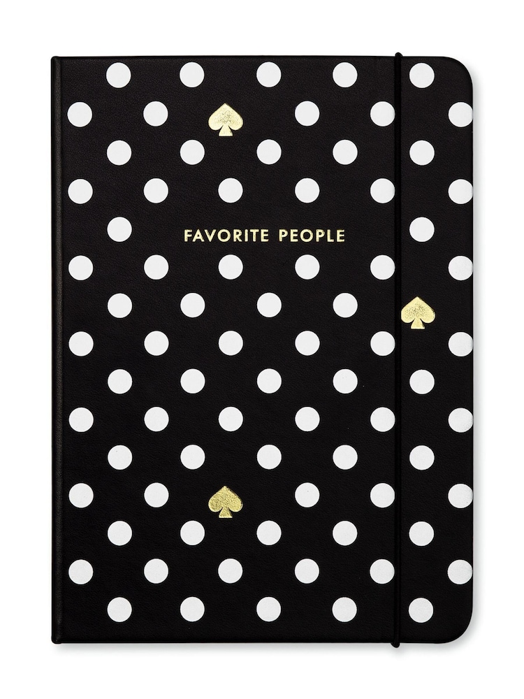 kate spade new york Black Spade Dot Address Book - Image 1 of 3