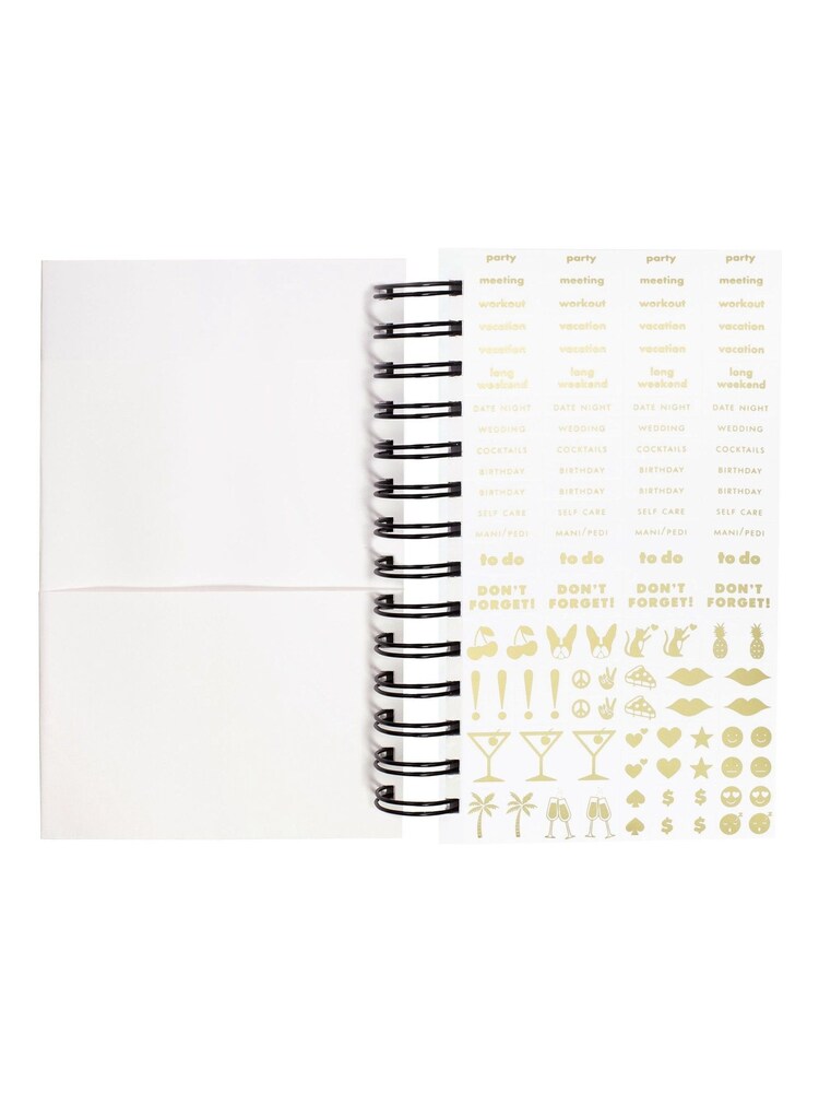 kate spade new york Black Spade Dot 17-Month Medium Spiral Planner - Image 2 of 5