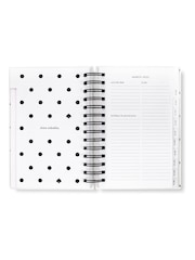 kate spade new york Black Spade Dot 17-Month Medium Spiral Planner - Image 3 of 5