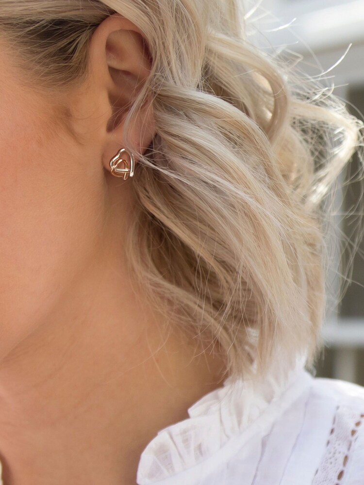 Hot Diamonds Silver Tone Warm Heart Accents Earrings - Image 3 of 3