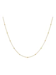Hot Diamonds Gold Tone Embrace Beaded Cable 32-39cm Chain Necklace - Image 2 of 3