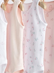 Pink & Weiß - Unterhemden im 4er-Pack - Bild 3 von 7