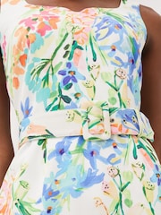 Phase Eight White Floral Serina Midi Dress - Image 5 of 6
