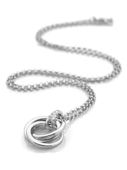 Hot Diamonds Silver Tone Calm Pendant Necklace - Image 1 of 3