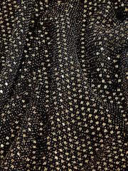 Gold Sequin Midi Dress - Image 6 of 6