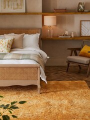 Ochre Yellow Super Softy Rug - Image 7 of 7