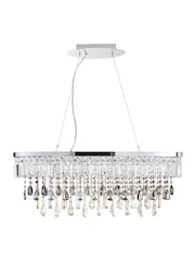 BHS Silver Jennifer Ceiling Chandelier Light - Image 5 of 5