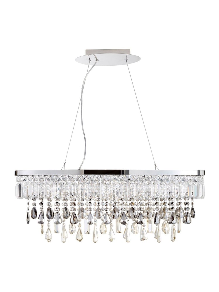 BHS Silver Jennifer Ceiling Chandelier Light - Image 5 of 5 BHS Silver Jennifer Ceiling Chandelier Light - Image 5 of 5