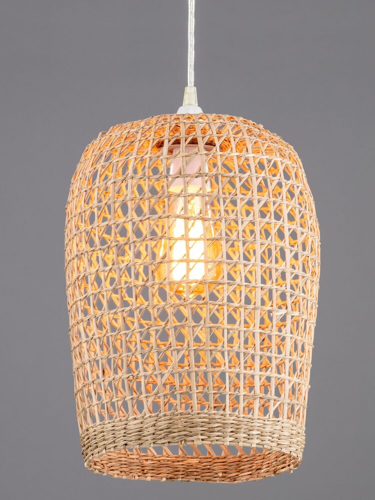 BHS Natural Woven Rattan Shade - Image 2 of 3