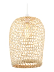 BHS Natural Woven Rattan Shade - Image 3 of 3