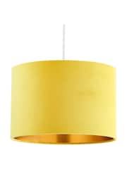 BHS Yellow 30cm Velvet Shade - Image 2 of 5