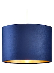BHS Blue 30cm Velvet Shade - Image 2 of 4