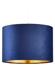 BHS Blue 30cm Velvet Shade - Image 3 of 4