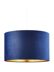 BHS Blue 40cm Velvet Shade - Image 2 of 5