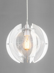 BHS Silver Weston Easy Fit Shade - Image 3 of 3