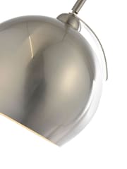 BHS Silver Benson Arched Floor Lamp - Image 3 of 3