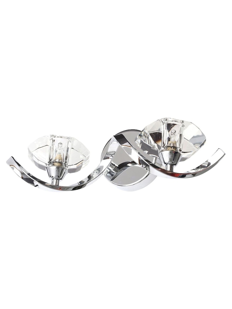 BHS Silver Bella Wall Light - Image 2 of 5 BHS Silver Bella Wall Light - Image 2 of 5