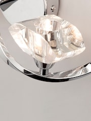 BHS Silver Bella Wall Light - Image 3 of 5