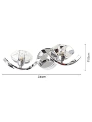 BHS Silver Bella Wall Light - Image 4 of 5