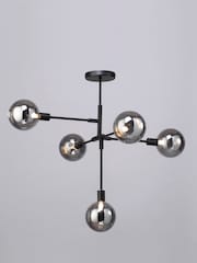 BHS Black Hennock Small Ceiling Light - Image 3 of 4