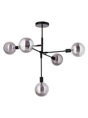 BHS Black Hennock Small Ceiling Light - Image 4 of 4