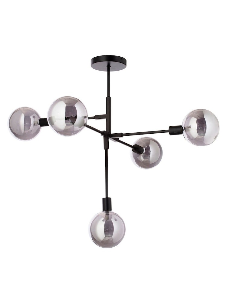 BHS Black Hennock Small Ceiling Light - Image 4 of 4