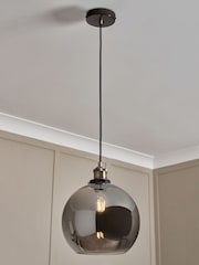 BHS Bronze Carter Industrial Pendant Ceiling Light - Image 1 of 6