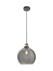 BHS Bronze Carter Industrial Pendant Ceiling Light - Image 5 of 6