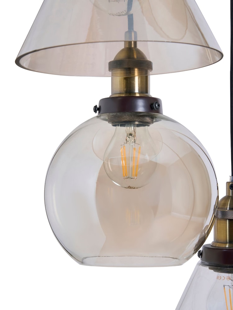 BHS Bronze Carter Industrial Cluster Light Ceiling Light - Image 6 of 6 BHS Bronze Carter Industrial Cluster Light Ceiling Light - Image 6 of 6