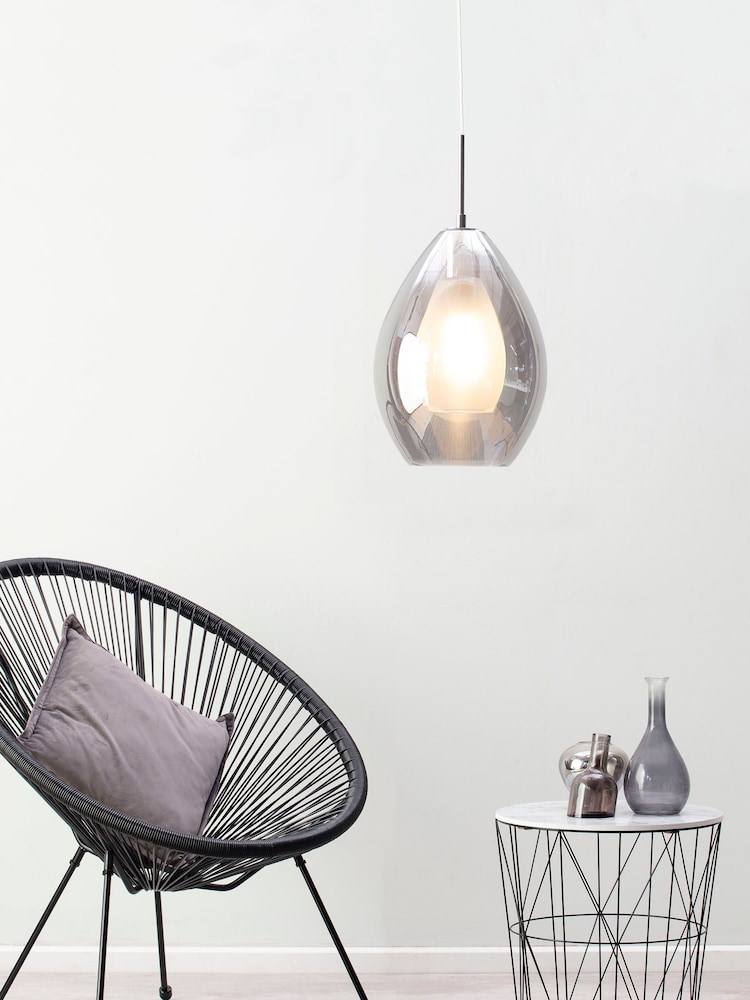 BHS Grey Carmella Pendant Pendant Ceiling Light - Image 1 of 3 BHS Grey Carmella Pendant Pendant Ceiling Light - Image 1 of 3