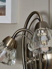 BHS Brass Marianne Wall Light - Image 3 of 6