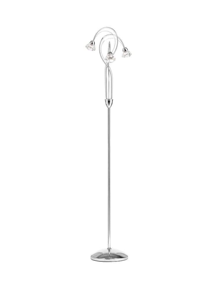 BHS Silver Marianne Floor Lamp - Image 2 of 5