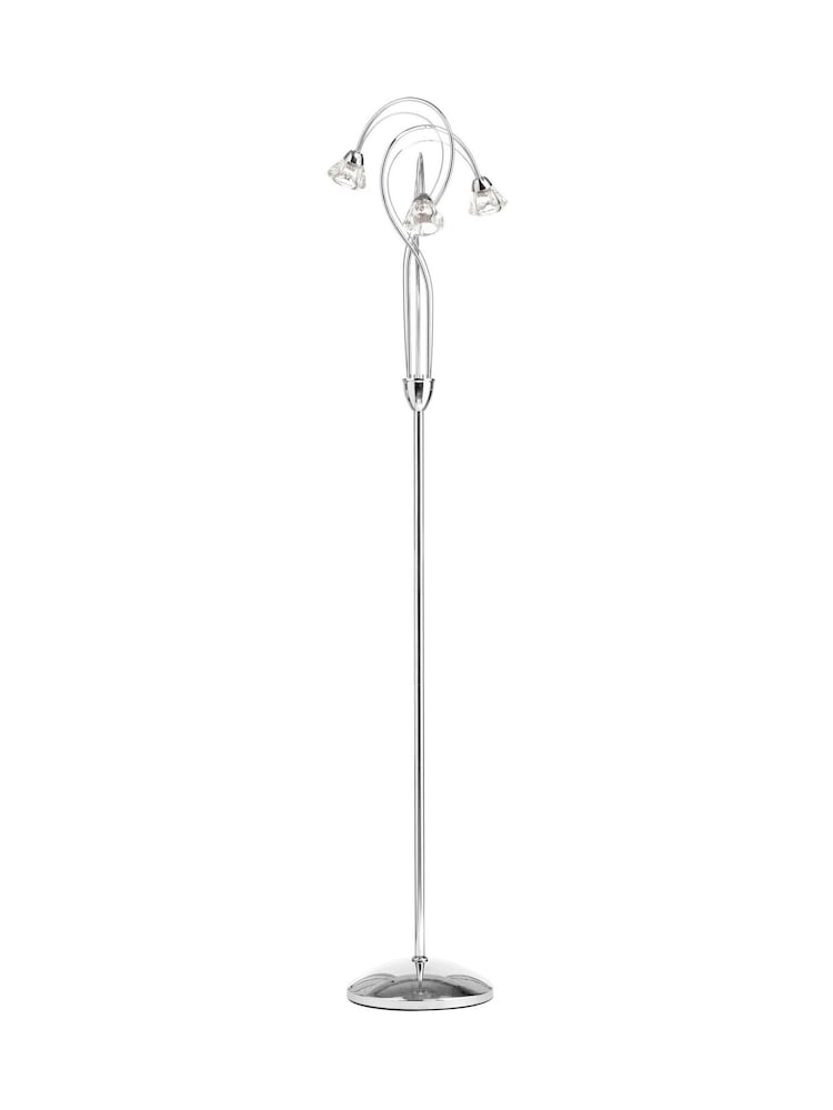 BHS Silver Marianne Floor Lamp - Image 5 of 5