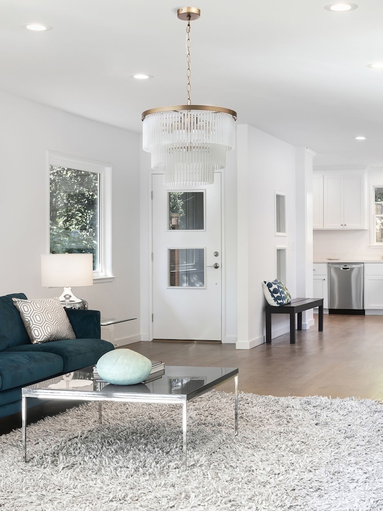 BHS Satin Brass Aubrey Ceiling Pendant Light - Image 1 of 5