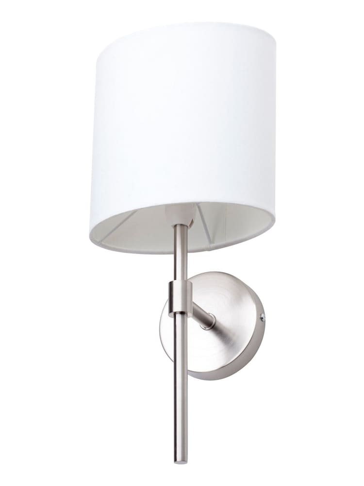 BHS Silver Oz Shaded Wall Light - Image 3 of 3