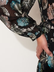 Teal Blue Tea Dress - Image 6 of 8