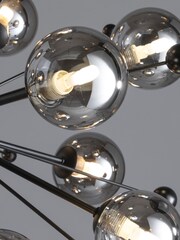 BHS Black Lincoln 18 Ceiling Light Pendant Lamp - Image 4 of 4
