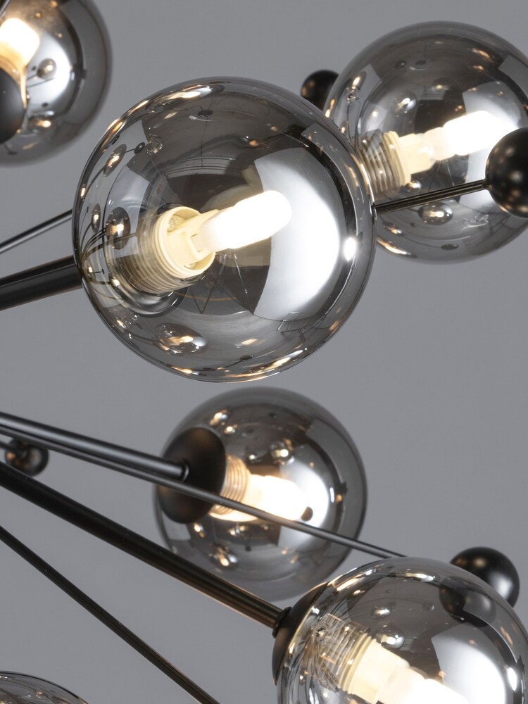 BHS Black Lincoln 18 Ceiling Light Pendant Lamp - Image 4 of 4