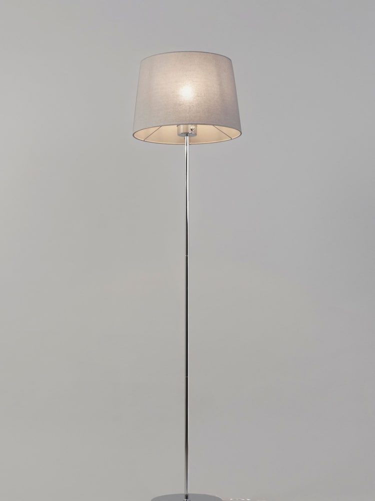 BHS Chrome Mira Stem Touch Floor Lamp - Image 2 of 4