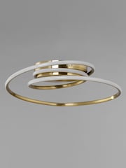 BHS Brass Pei Rings LED Flush Ceiling Light - Image 5 of 5