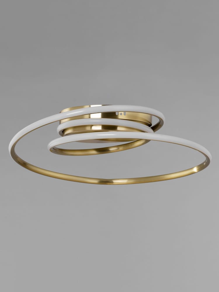 BHS Brass Pei Rings LED Flush Ceiling Light - Image 5 of 5