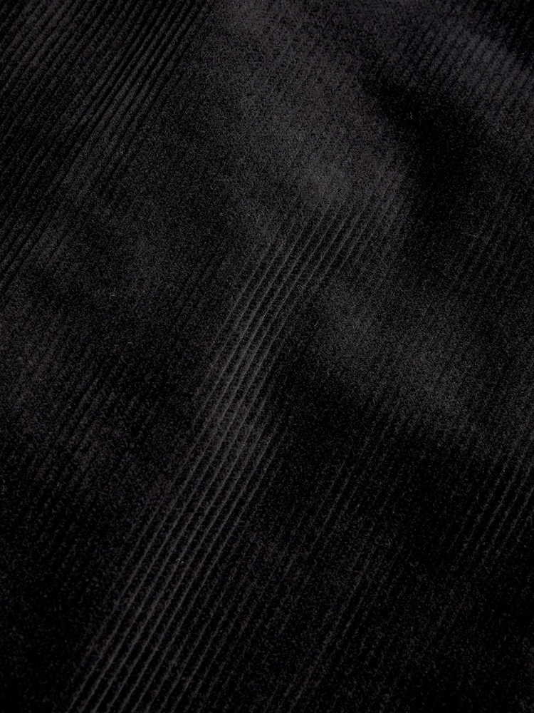 Black Corduroy Mini Skirt - Image 6 of 6