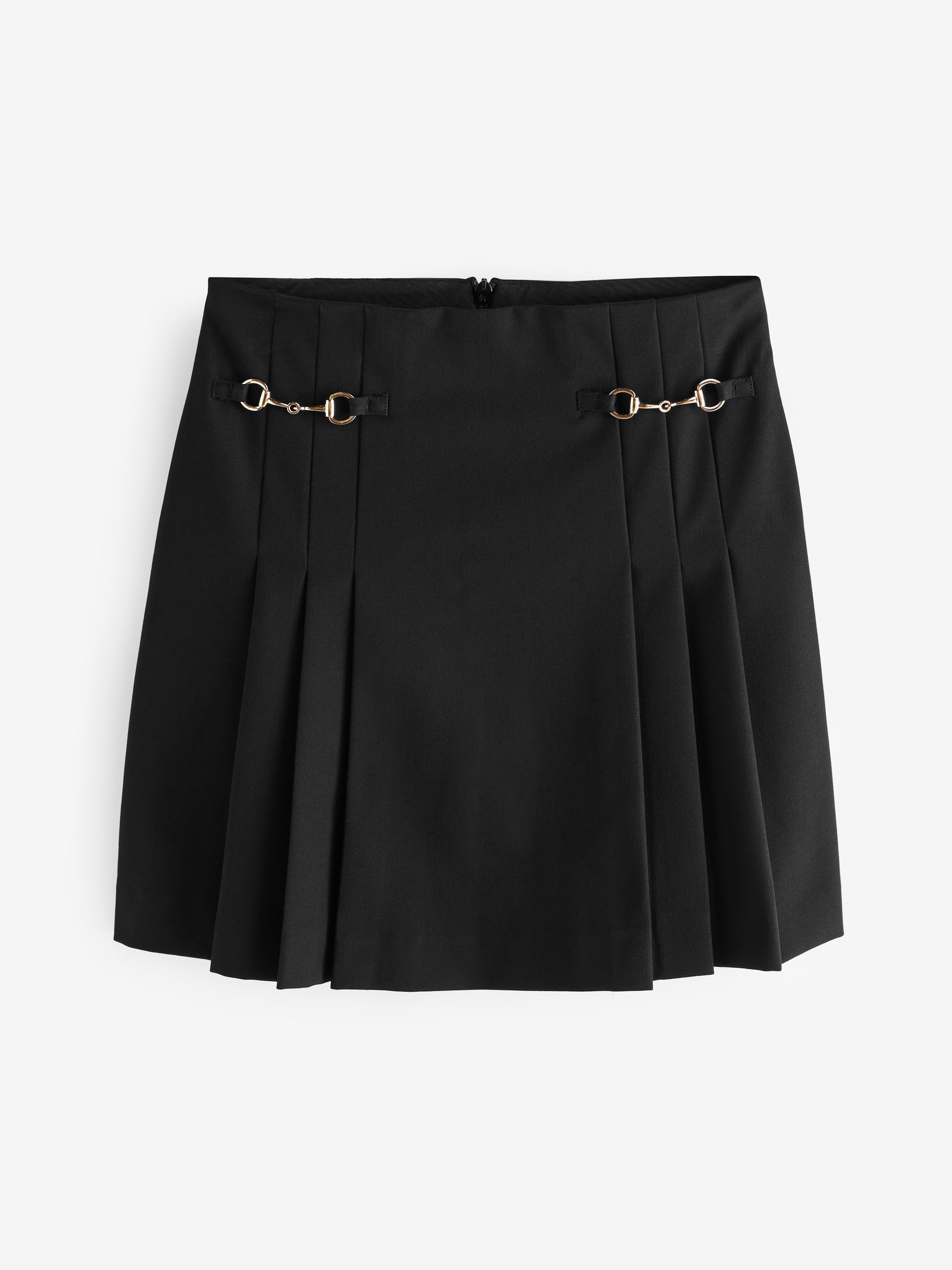 Warehouse black kilt pleat mini dress cheap