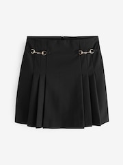 Black Mini Pleated Kilt Skirt - Image 5 of 6