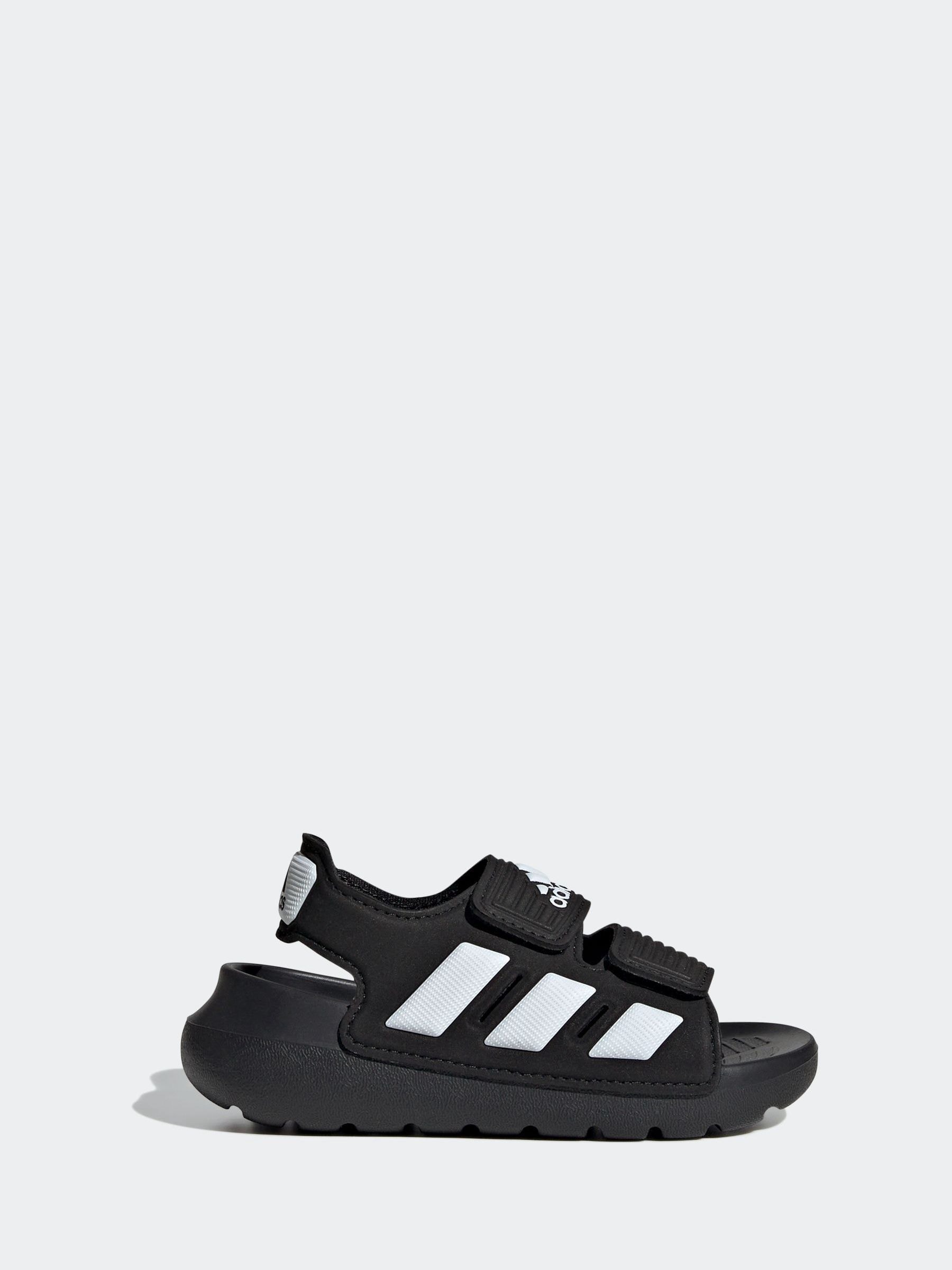 Buy adidas Black White Kids Altaswim 2.0 Sandals from Next Luxembourg