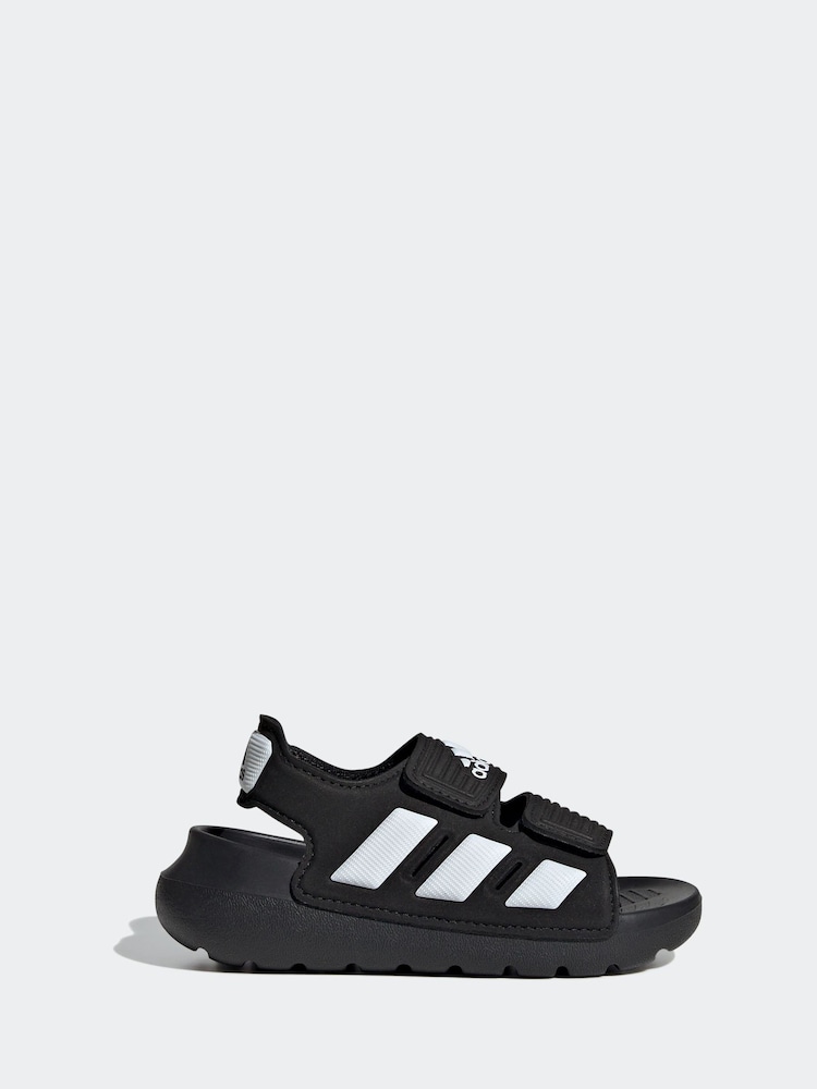 adidas Black/White Kids Altaswim 2.0 Sandals - Image 1 of 9