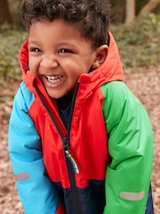 Multi Colourblock Waterproof Jacket And Trousers Set (3mths-7yrs) - Image 3 of 10