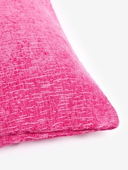 Fushsia Pink Heavyweight Chenille 59 x 59cm Cushion - Image 2 of 7
