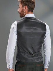 Green Signature Empire Mills 100% Wool Check Suit: Waistcoat - Image 4 of 10