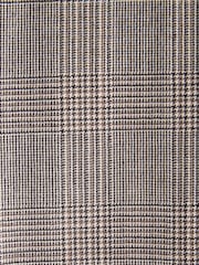 Taupe Brown Slim Fit Signature Empire Mills 100% Wool Check Suit: Trousers - Image 8 of 9
